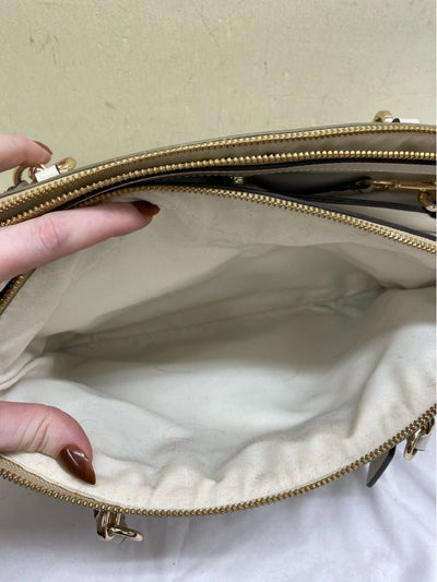 Coach 36721 Christie Carryall Signature Large Tan Leather Tote Bag