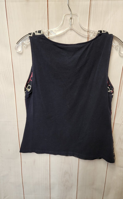 Ann Taylor Women's Size M Petite Black Sleeveless Top