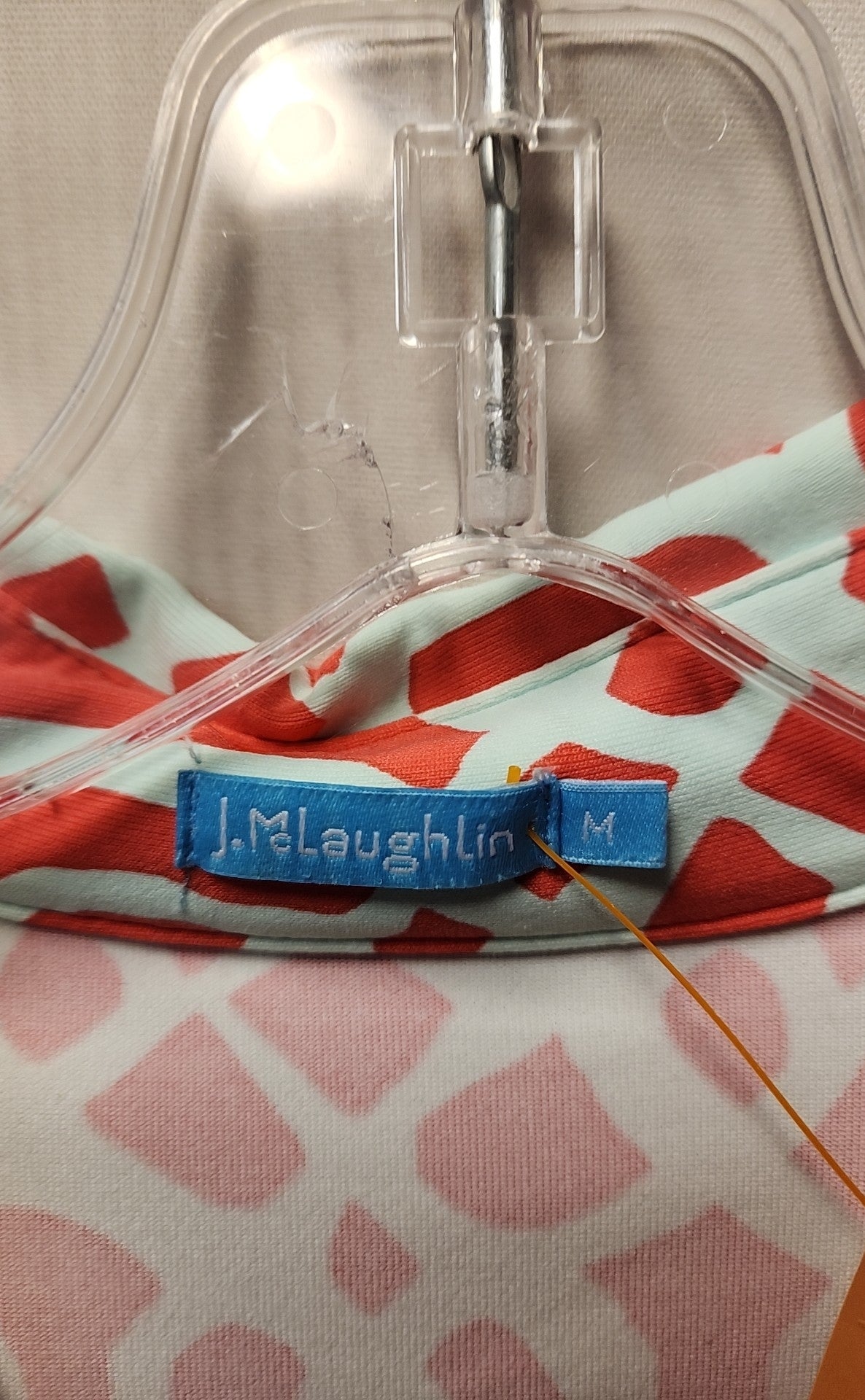 J McLaughlin Women's Size M Blue & Pink Dress