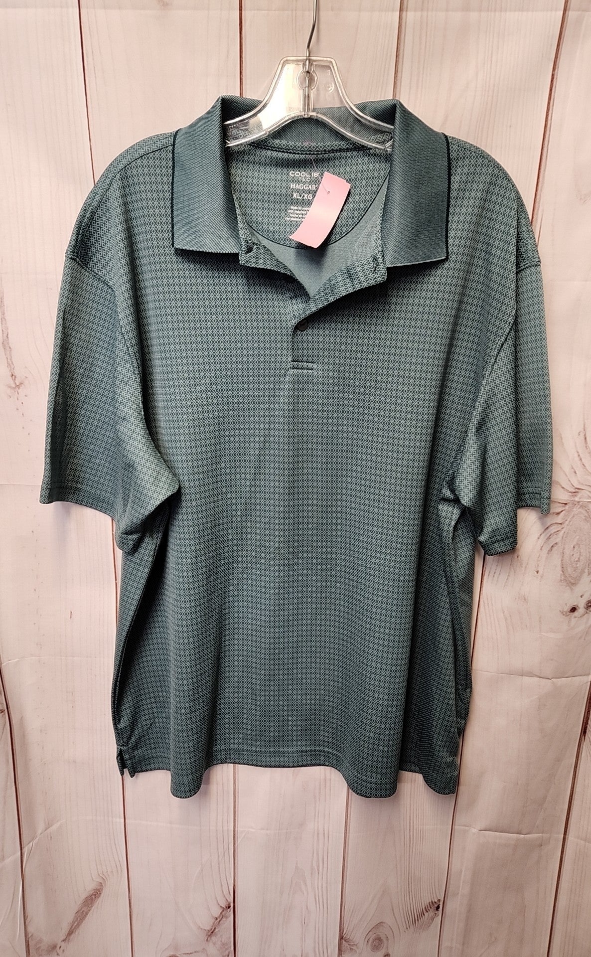 Haggar Men's Size XL Green Shirt