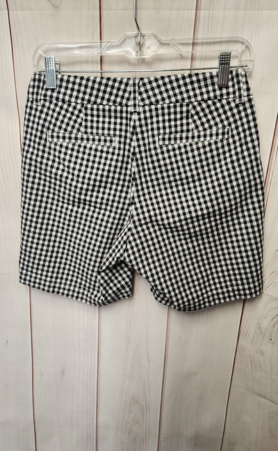 J Crew Women's Size 4 White & Black Shorts