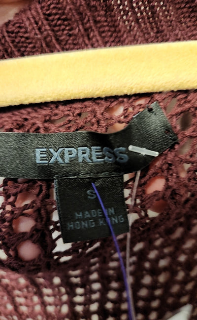 NWT Express Women's Size S Purple Cardigan
