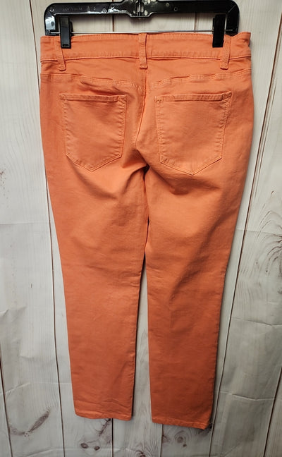 Ann Taylor Women's Size 4 Petite Orange Jeans Modern Fit