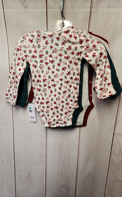 NWT Carters Girl's Size 3 Months Multi 4 Pcs Bodysuit