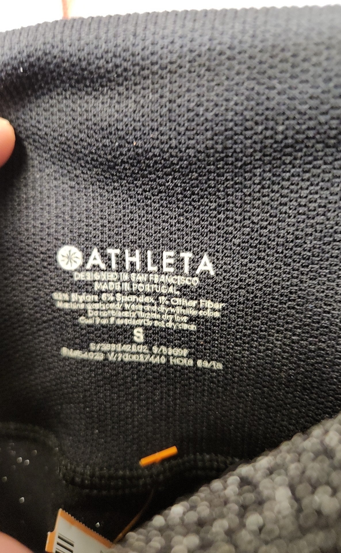 Athleta Women's Size S Black Metallic Leggings