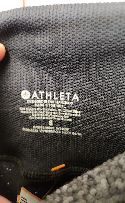 Athleta Women's Size S Black Metallic Leggings