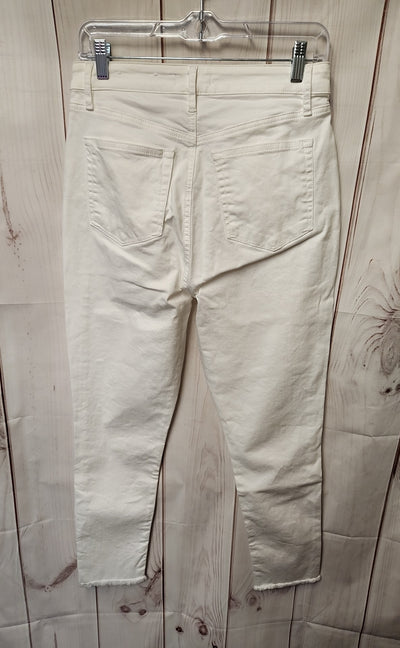 Loft Women's Size 28 (5-6) White Jeans The Skinny