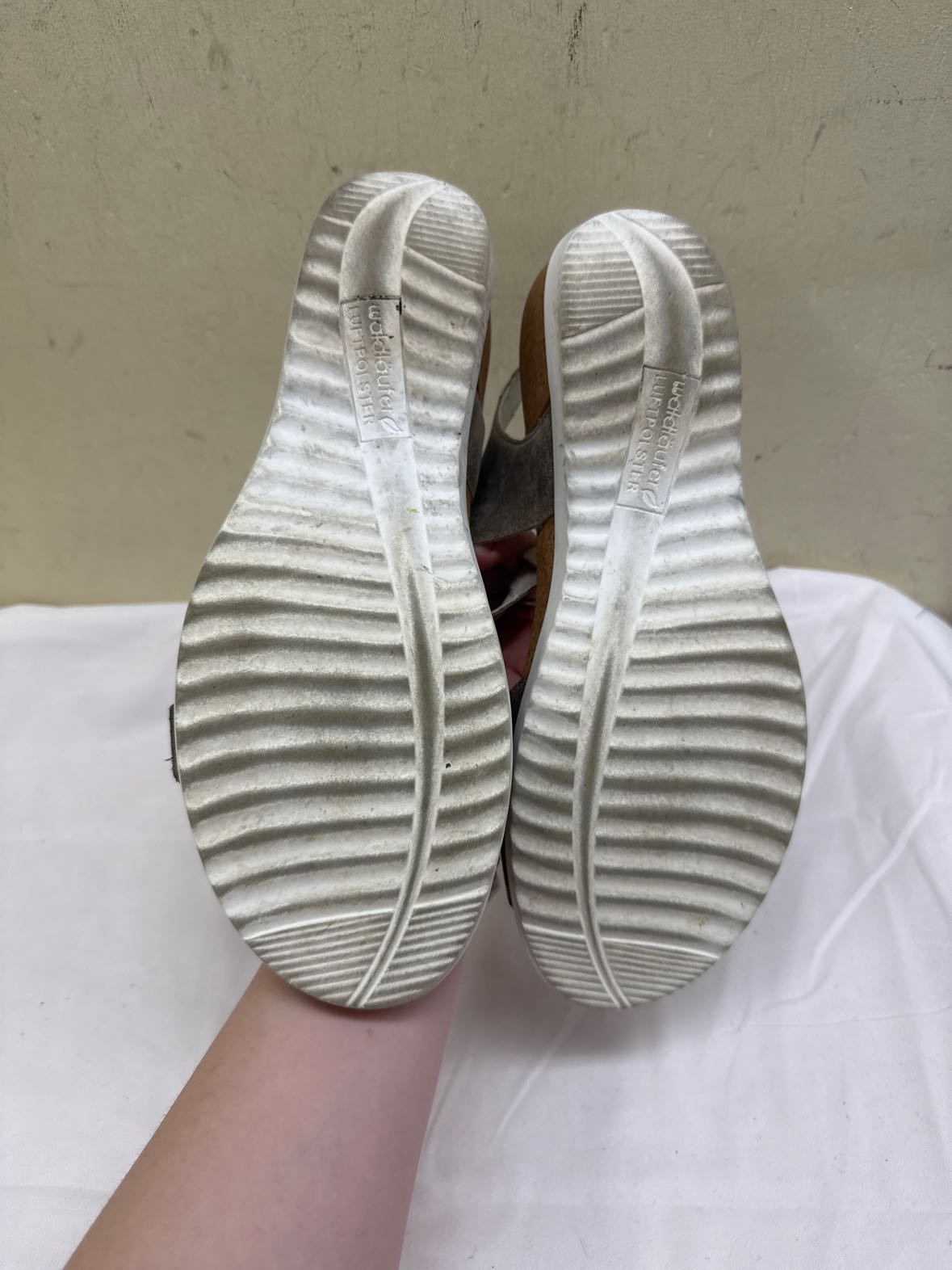 Waldlaufer Women's Size 10 Silver Sandals
