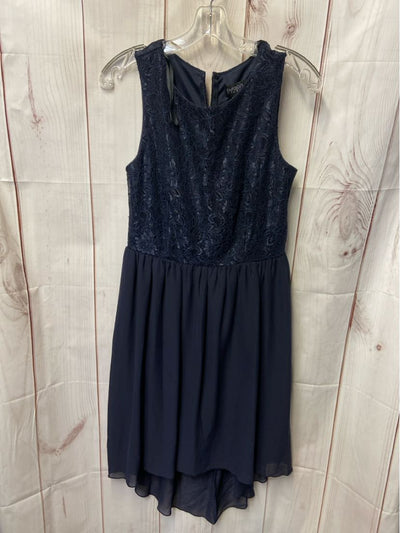 Enfocus Women's Size 10 Navy Lace Floral Dress