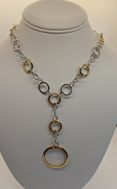 Lia Sophia Silver & Gold Necklace
