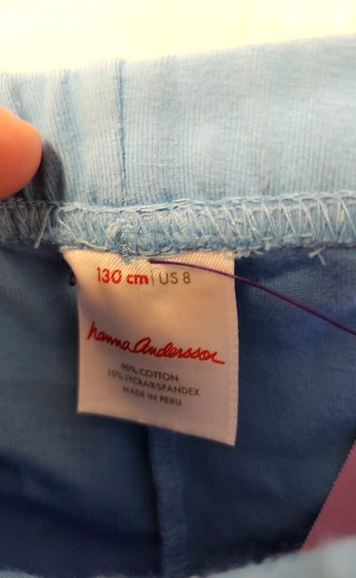 Hanna Andersson Girl's Size 8 Light Blue Pants