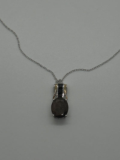Sterling Brown .925 Sterling Silver Necklace