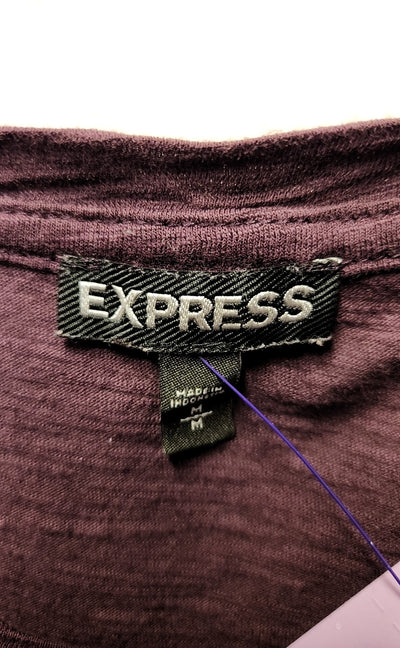 Express Women's Size M Purple Short Sleeve Top