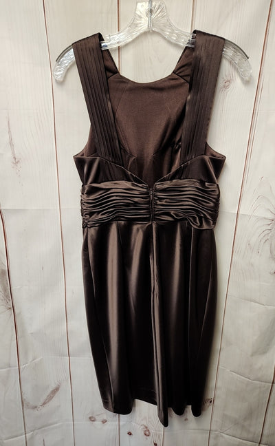 Adrianna Papell Women's Size 8 Brown Dress