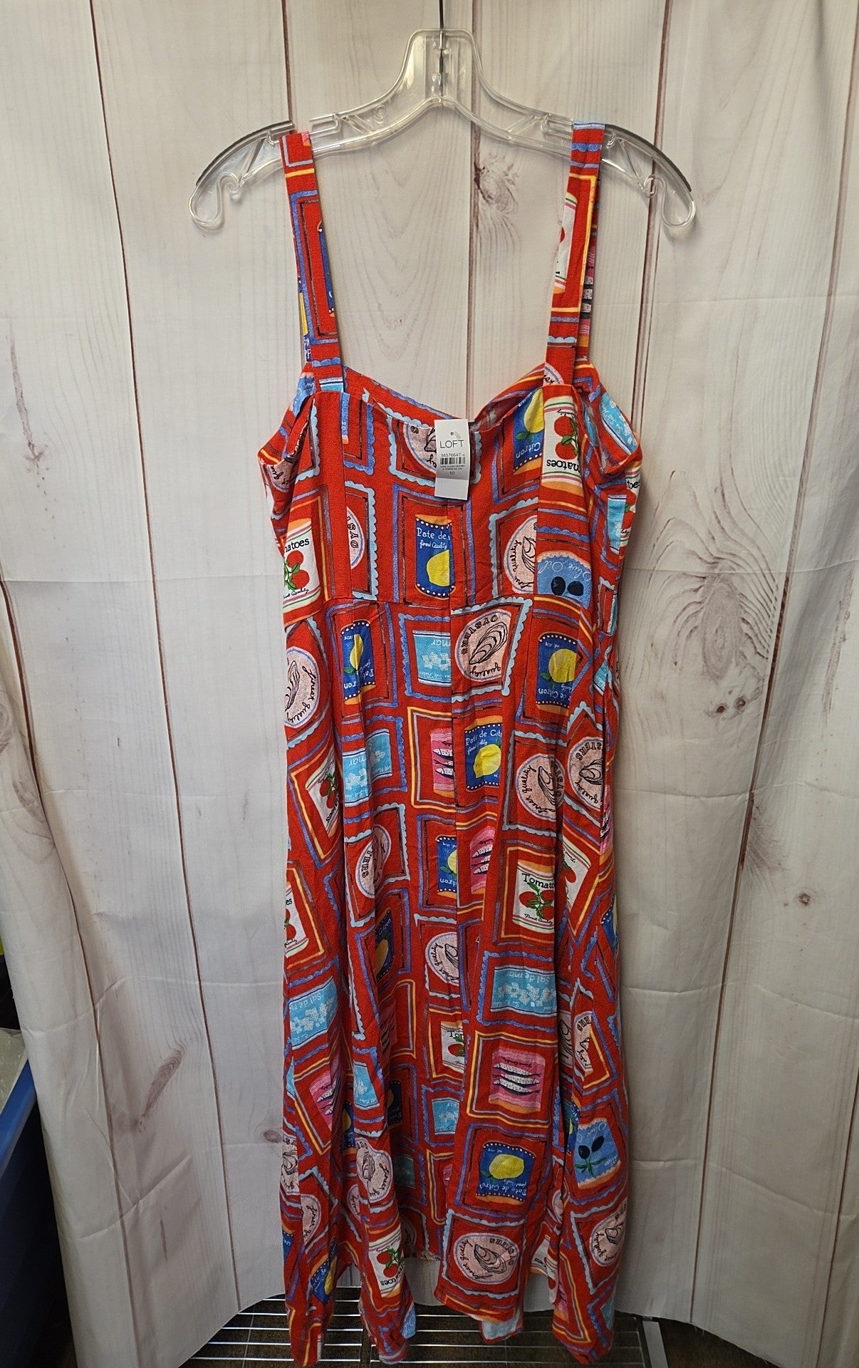 NWT Loft Women's Size 10 Red Dress – Off The Rack
