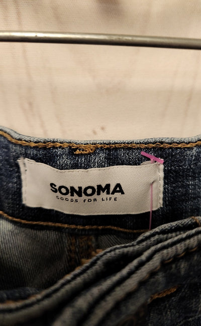 Sonoma Women's Size 14 Blue Shorts Curvy Shorts