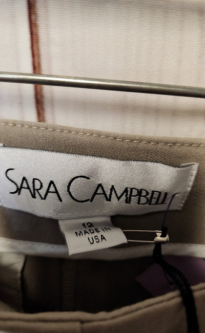 NWT Sara Campbell Women's Size 12 Gray Pants
