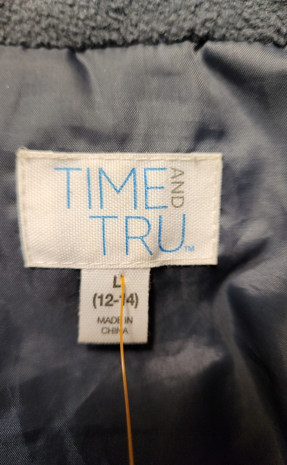Time and Tru Women's Size L Blue Jacket