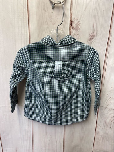 Carters Boy's Size 12 Months Blue & Green Shirt