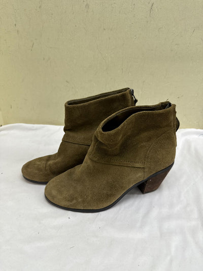 Sam Edelman Women's Size 7-1/2 Brown Suede Boots Shoes