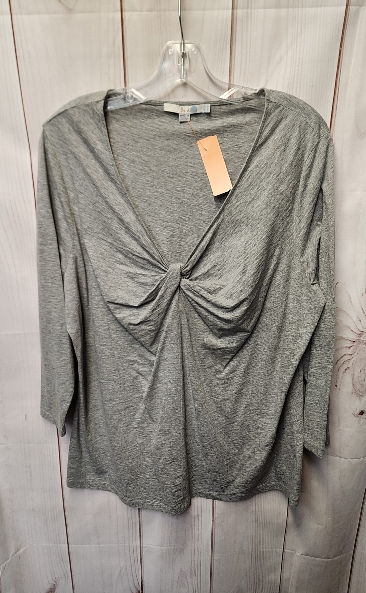 Boden Women's Size 18 Gray 3/4 Sleeve Top