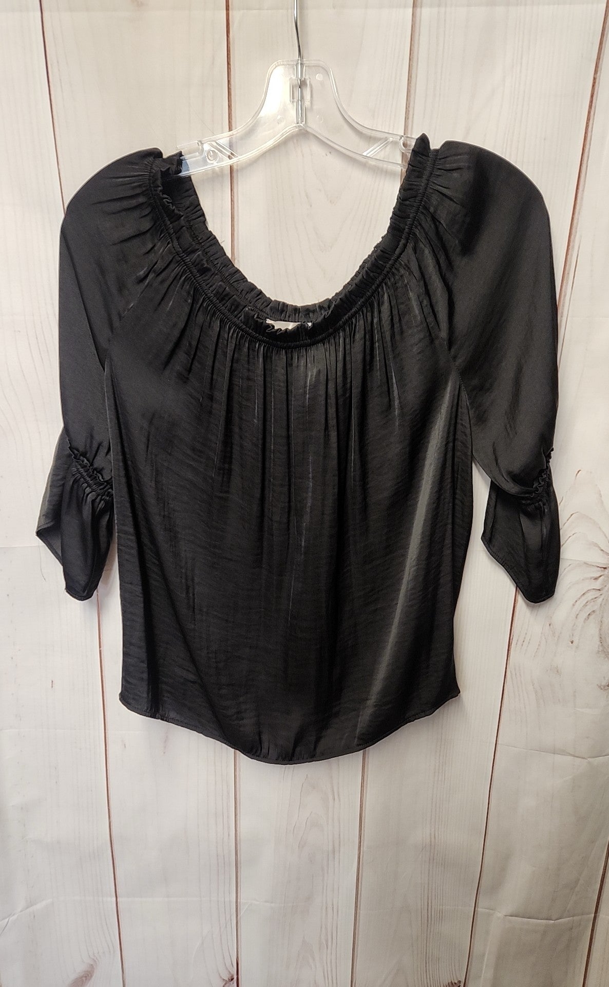Catherine Malandrino Women's Size S Black Short Sleeve Top