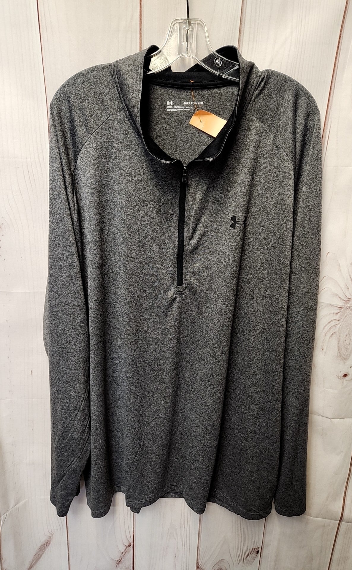 Under Armour Men's Size 4X Gray Shirt