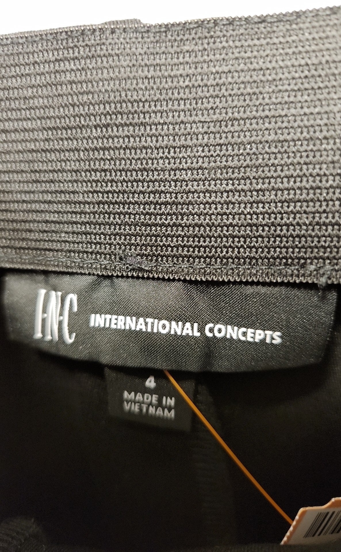 INC Women's Size 4 Black Pants