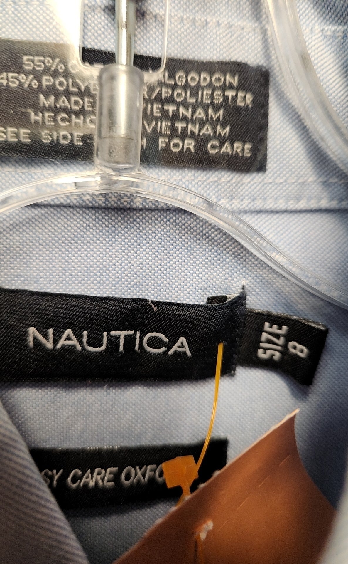Nautica Boy's Size 8 Blue Shirt