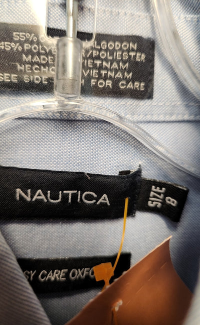 Nautica Boy's Size 8 Blue Shirt