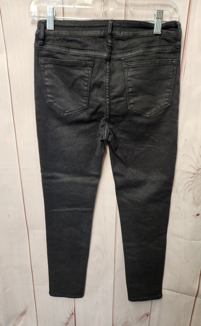 Aqua Women's Size 27 (3-4) Black Jeans