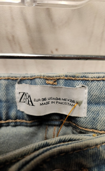 Zara Women's Size 27 (3-4) Blue Jeans