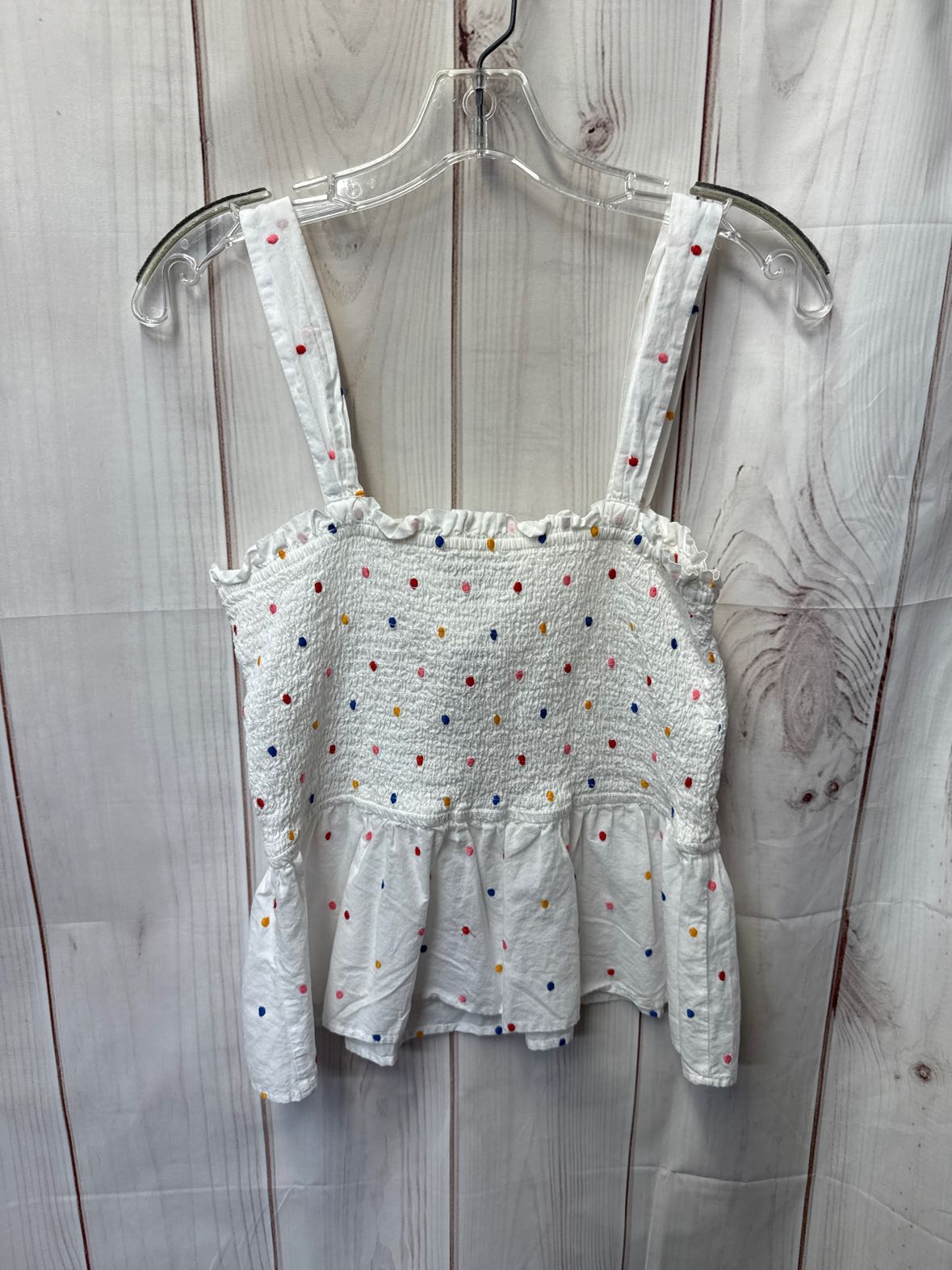 Loft Women's Size M White Sleeveless Top