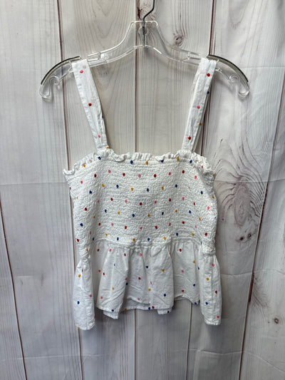 Loft Women's Size M White Sleeveless Top