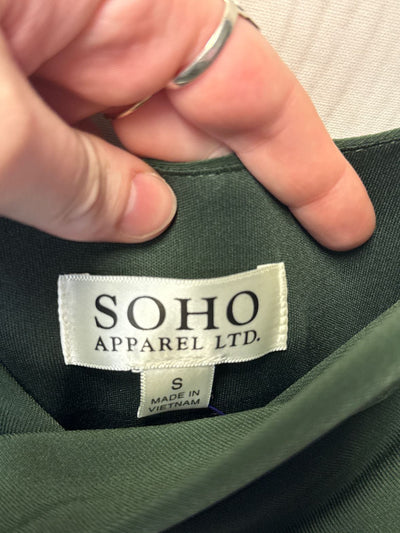 Soho Women's Size S Green Jumpsuit