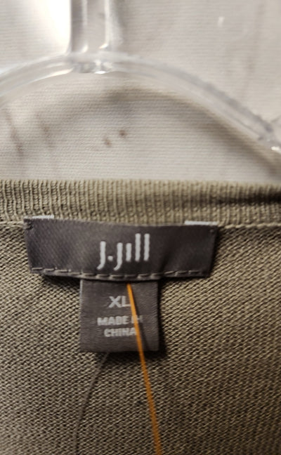 J Jill Women's Size XL Beige Cardigan