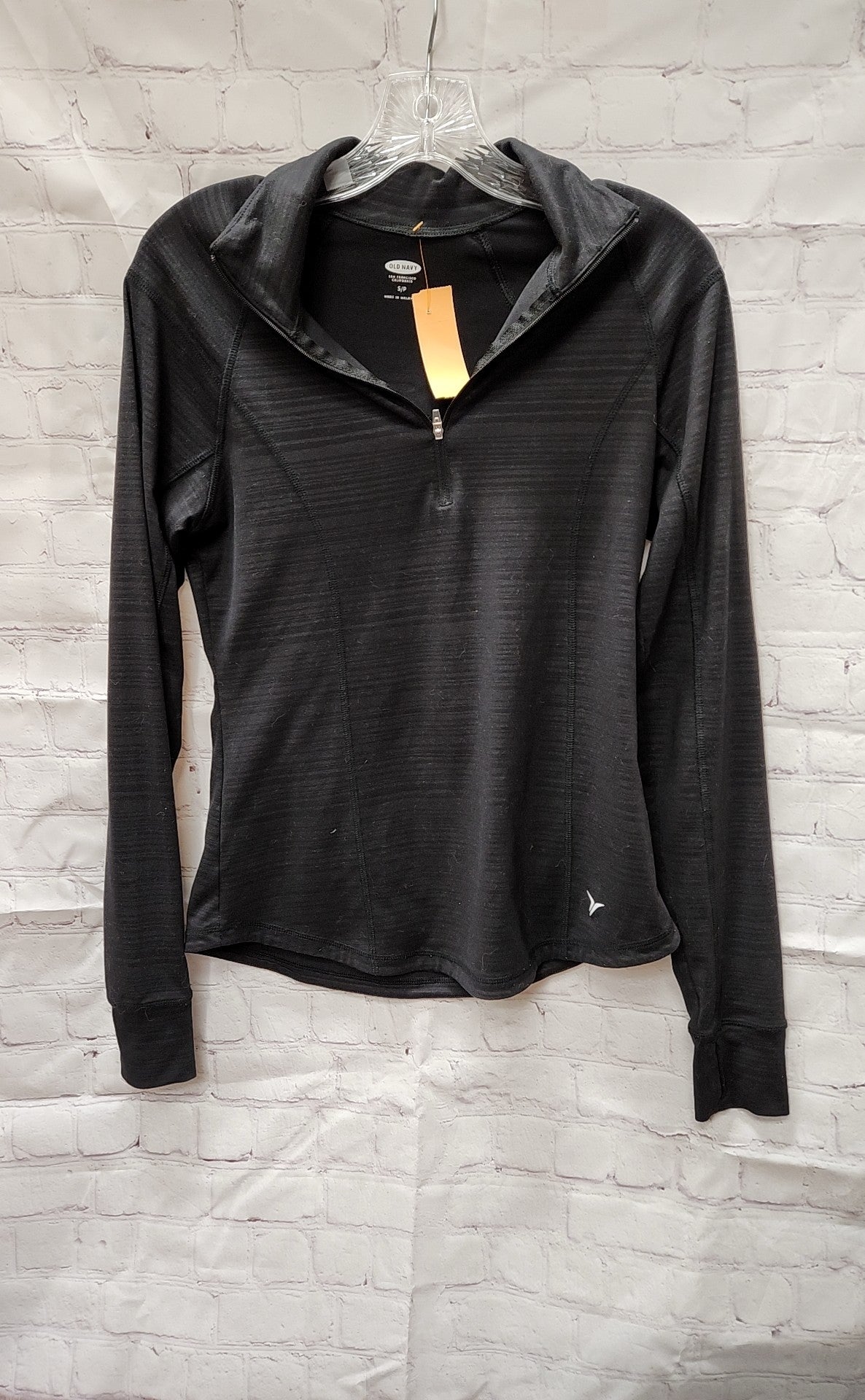 Old Navy Women's Size S Black Long Sleeve Top
