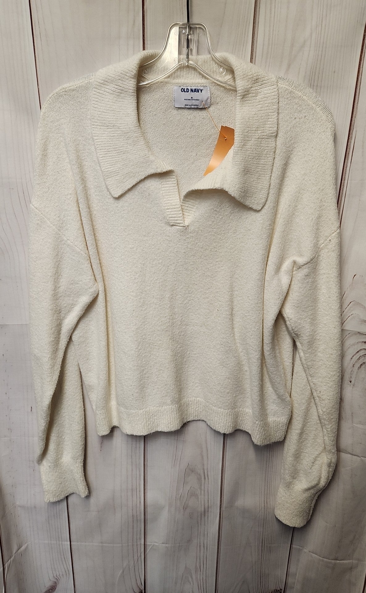 Old Navy Women's Size M White Sweater