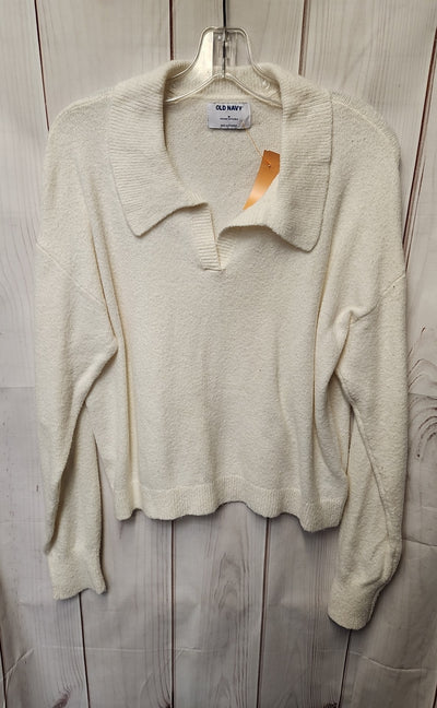 Old Navy Women's Size M White Sweater