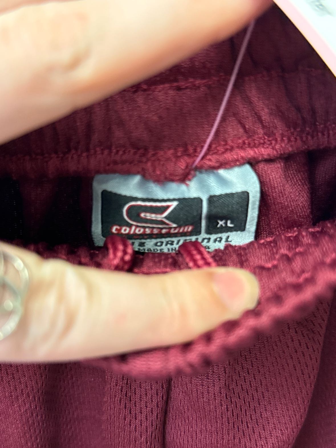 Colosseum Athletics Men's Size XL Maroon Shorts