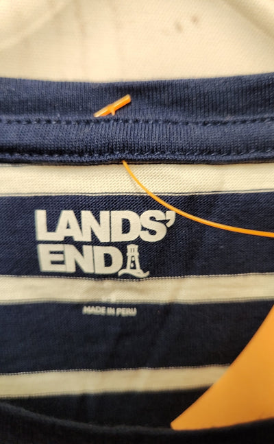 Lands End Women's Size S Navy Long Sleeve Top