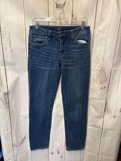 Kut from the Kloth Women's Size 28 (5-6) Long Blue Jeans Straight Leg