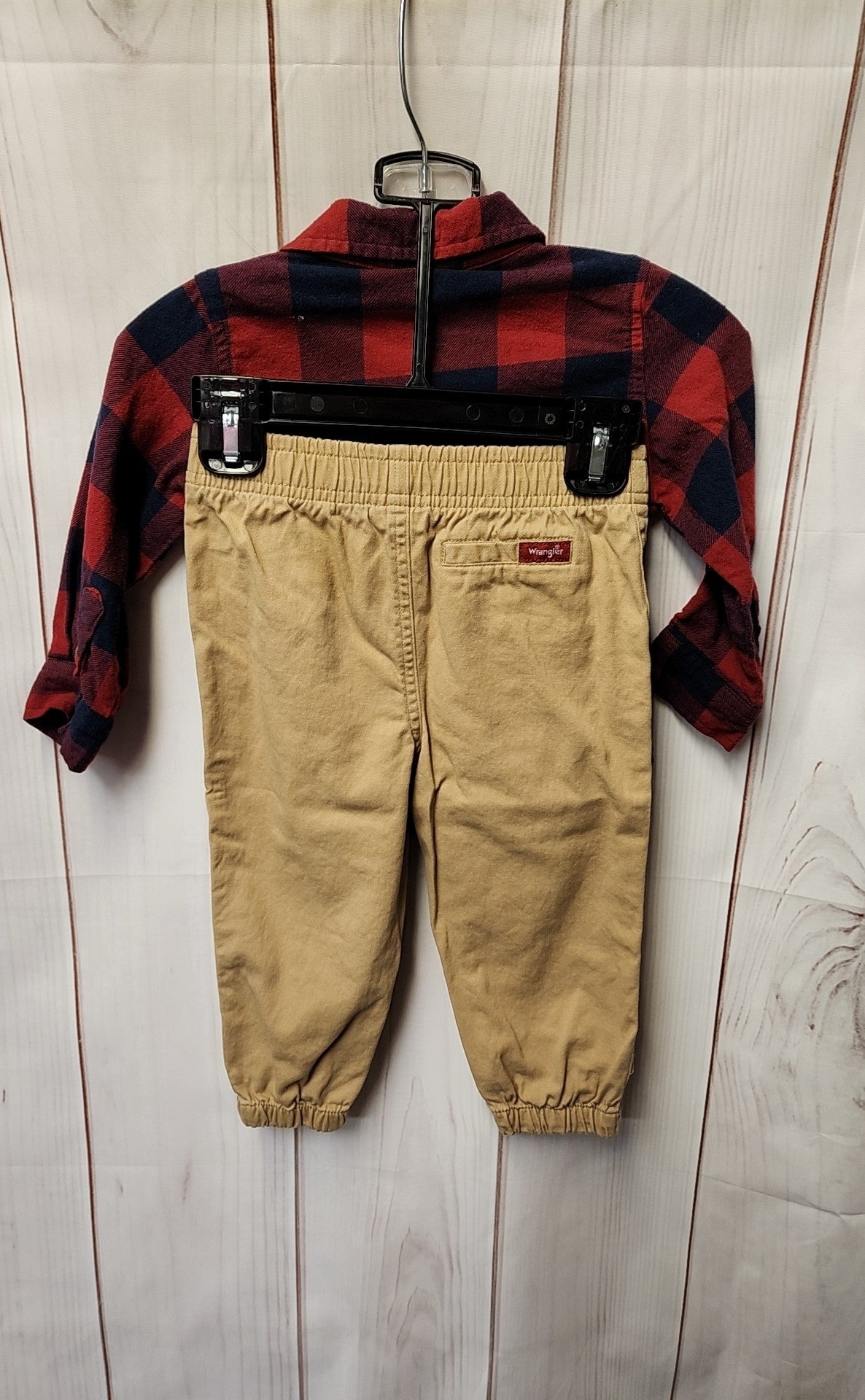 Wrangler Boy's Size 24 Months Red Outfit