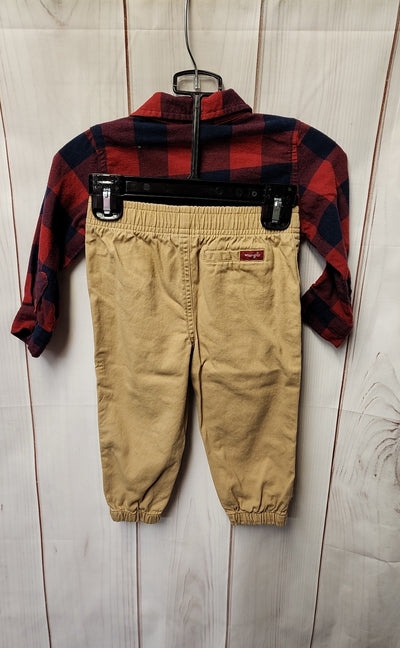 Wrangler Boy's Size 24 Months Red Outfit