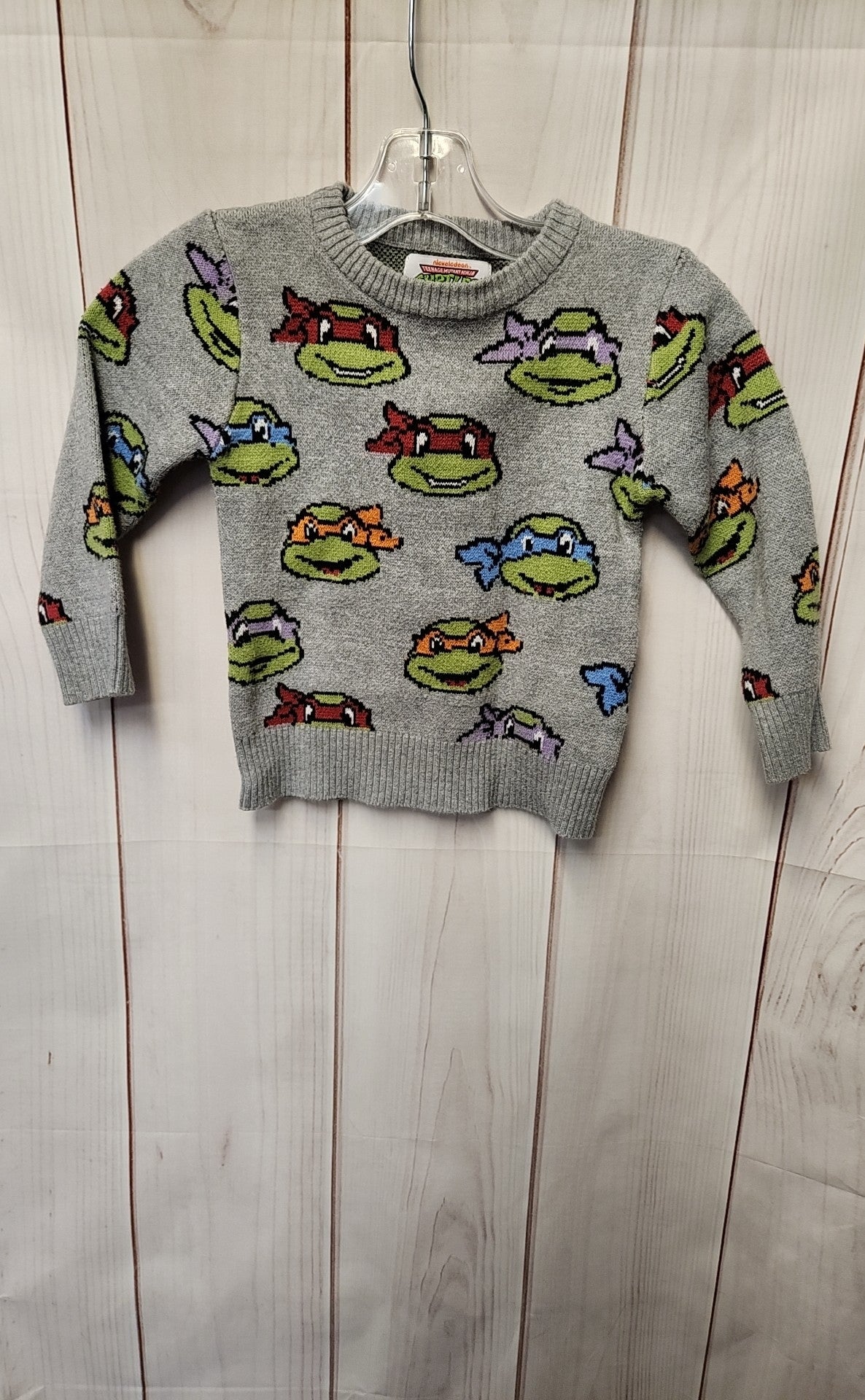 TMNT x Andy & Evan Boy's Size 2 Gray Sweater