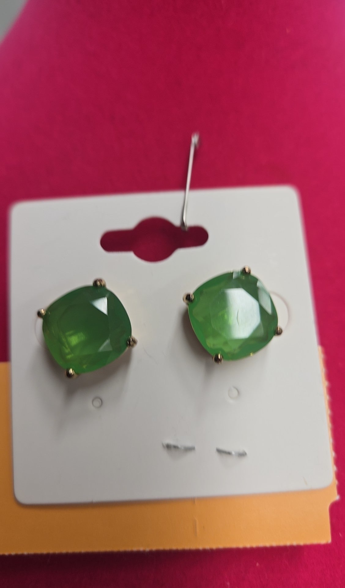 Green Earrings
