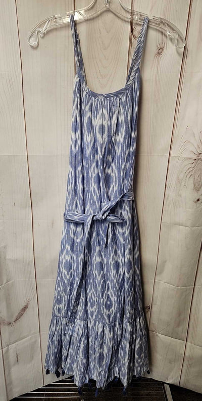 Mer St. Barth Women's Size S Blue Ikat Chantal  Sundress