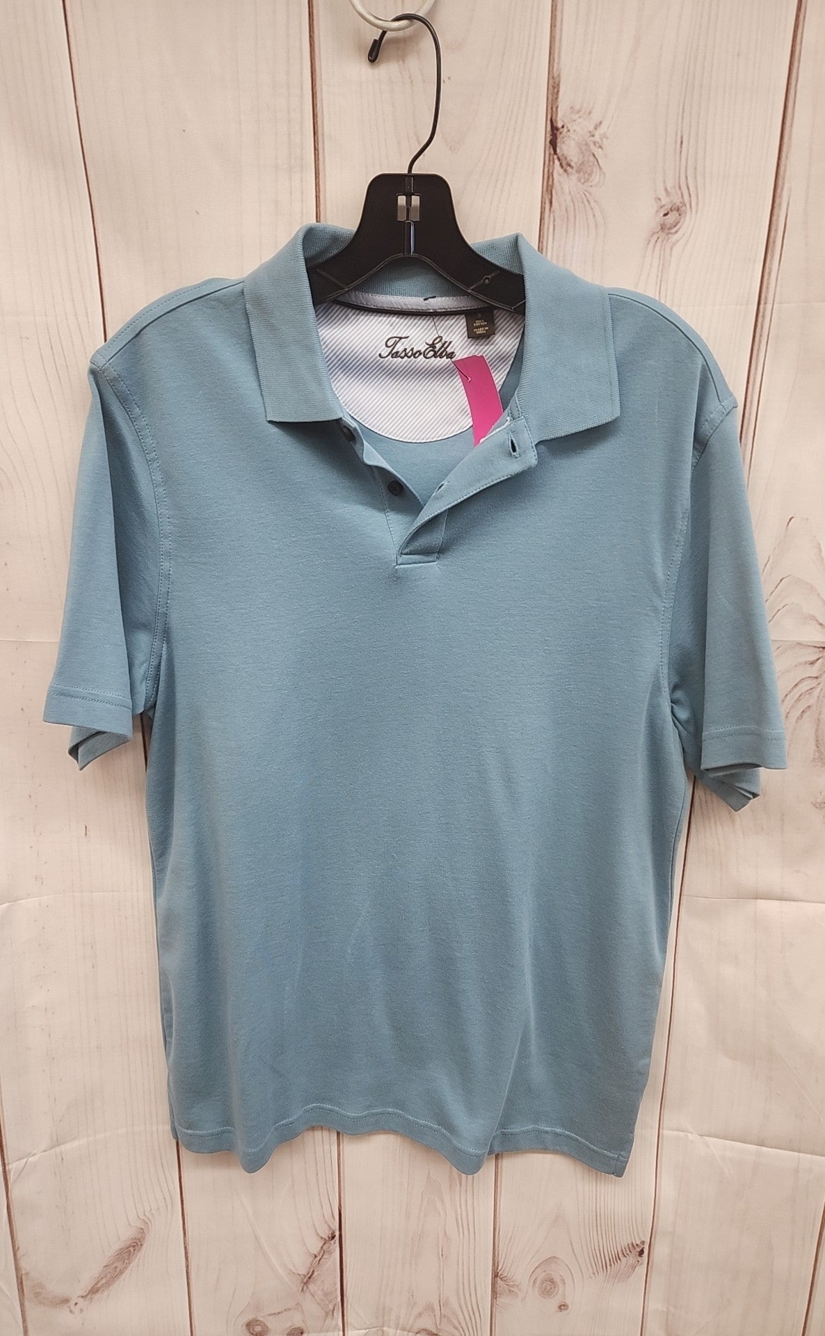 Tasso Elba Men's Size S Turquoise Shirt