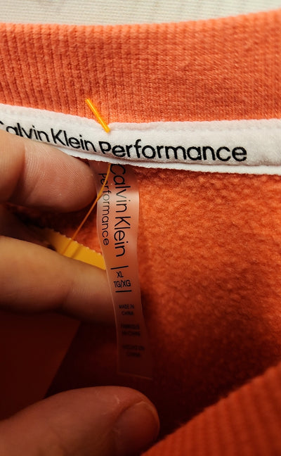 Calvin Klein Women's Size XL Pink Sweatshirt