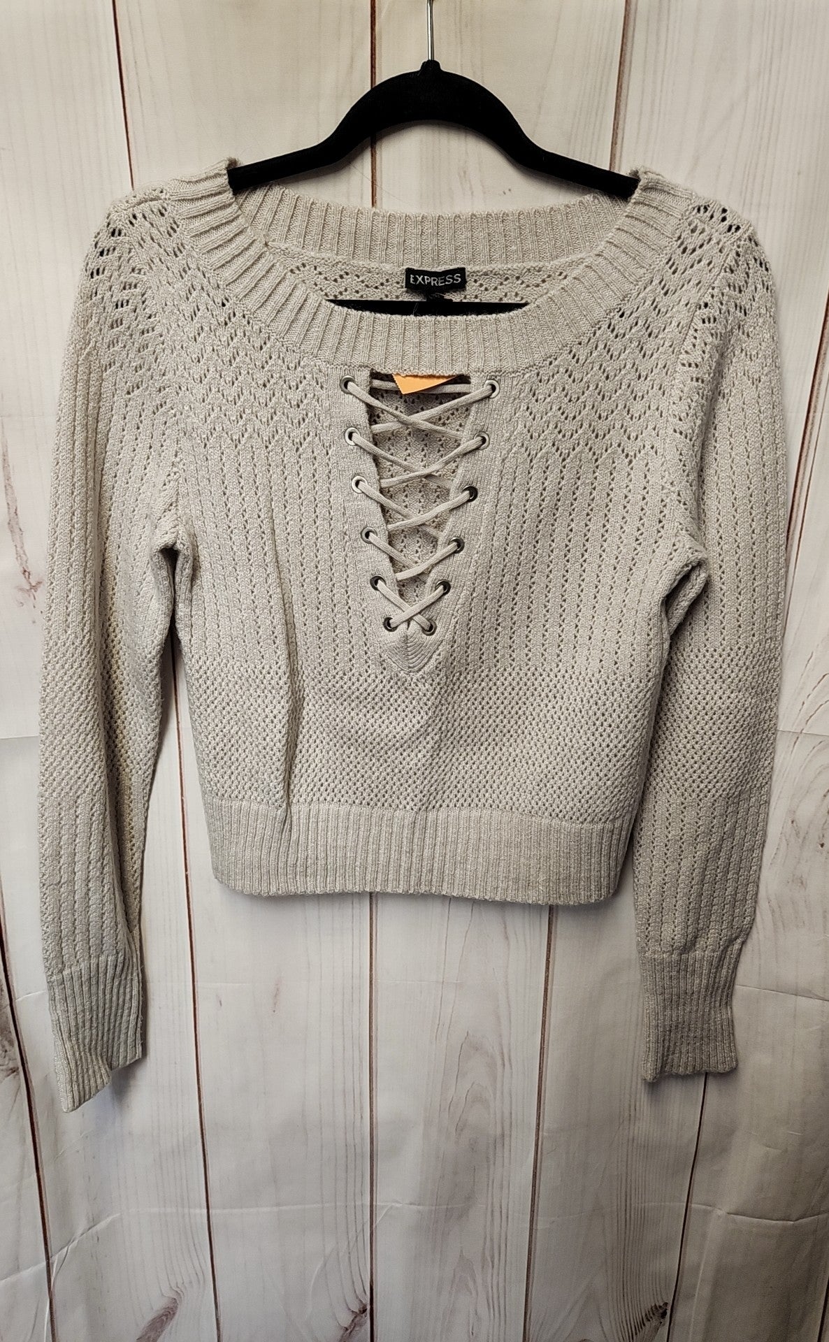 Express Women's Size M Beige Sweater
